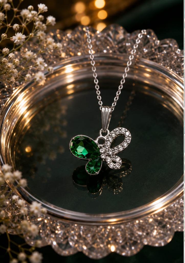 [NG-PN-004] Luxe green crystal