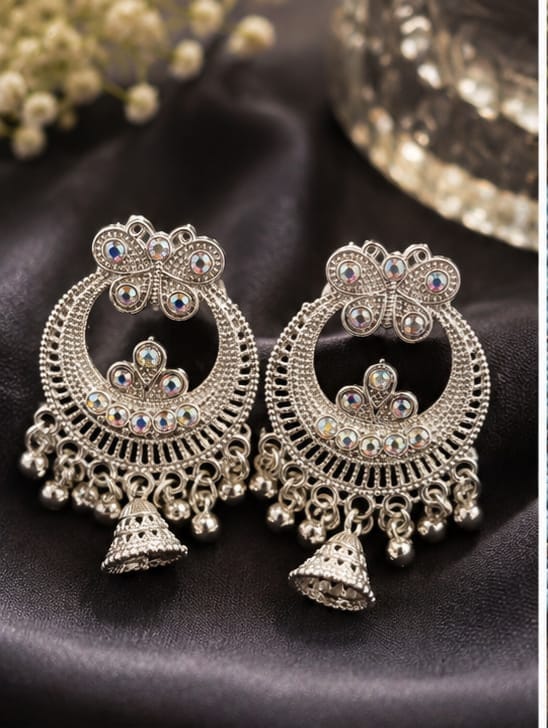 [NG-ER-029] Mehefil chandbali jhumka